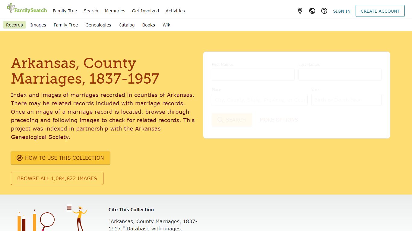 Arkansas, County Marriages, 1837-1957 • FamilySearch